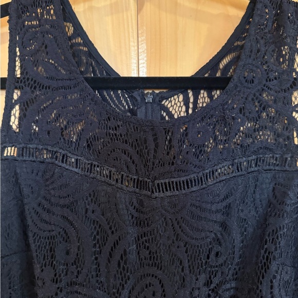 2/$30 En Force Ladies’ size 8  Black Lace Mini Dress - Picture 4 of 9